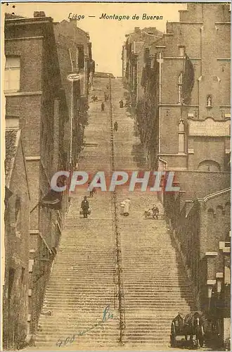 Cartes postales Liege Montagne de Bueren