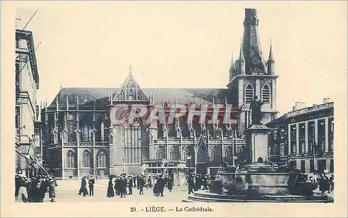 Cartes postales Liege La Cathedrale