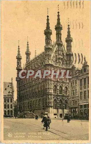 Cartes postales Louvain Hotel de Ville