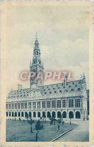 Ansichtskarte AK Louvain Bibliotheque de l'Universite Facade principale