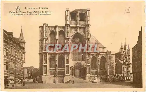 Cartes postales Louvain Eglise St Pierre