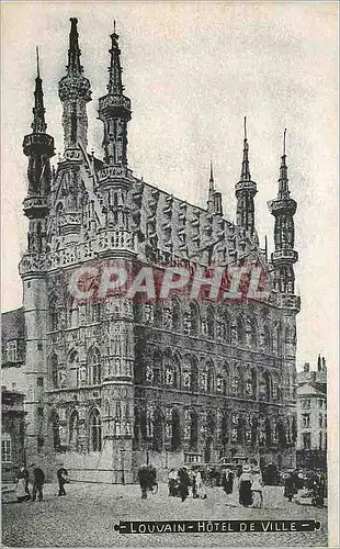 Cartes postales Louvain Hotel de Ville