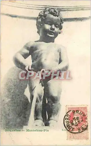 Cartes postales Bruxelles Manneken Pis