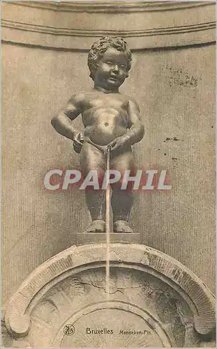 Cartes postales Bruxelles Manneken Pis