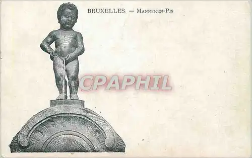 Cartes postales Bruxelles Manneken-Pis