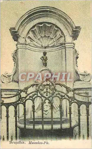 Cartes postales Bruxelles Manneken-Pis