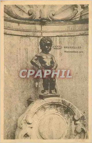 Ansichtskarte AK Bruxelles Mannekenpis