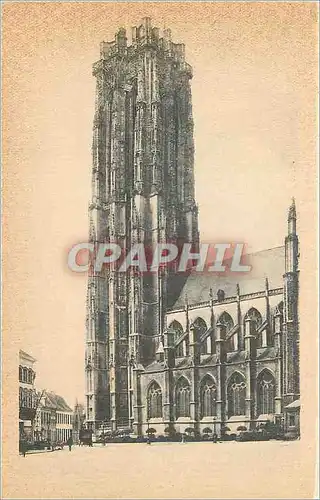 Cartes postales Malines Cathedrale St Rombaut