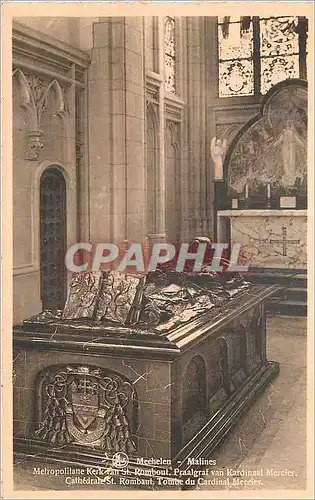 Cartes postales Malines Cathedrale Rombaut