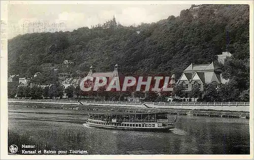 Ansichtskarte AK Namur Kursaal et Bateau pour Touristes Bateau