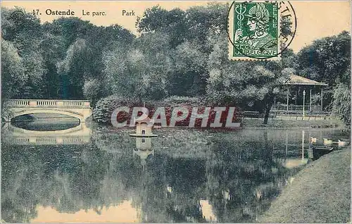Cartes postales Namur Ostende Le parc