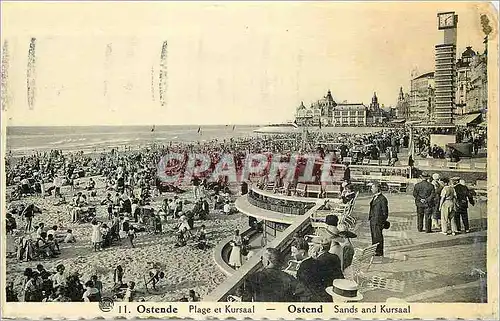 Cartes postales Namur Ostende Plage et Kursaal