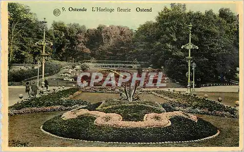 Cartes postales Namur Ostende L'Horloge Fleurie