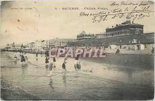 Cartes postales Namur Ostende Chalet Plage