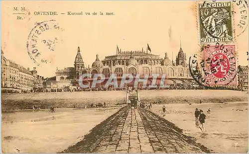 Cartes postales Namur Ostende Kursaal vu de la mer