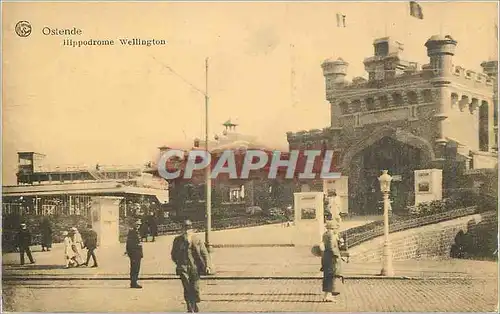 Cartes postales Namur Ostende Hippodrome Wellington Chevaux