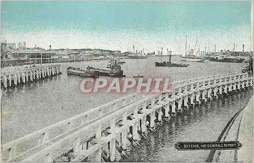 Cartes postales Namur Ostende Vue generale du Port