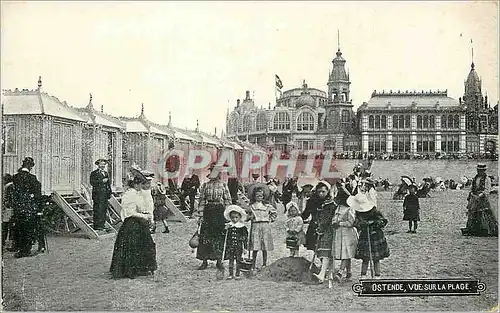 Ansichtskarte AK Namur Ostende Vue sur la plage