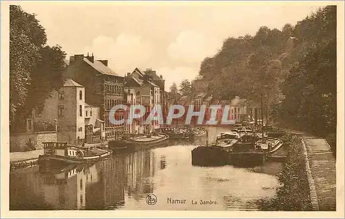 Ansichtskarte AK Namur La Sambre Bateaux