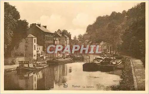 Cartes postales Namur La Sambre Bateaux