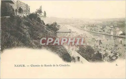 Cartes postales Namur Chemin de Ronde de la Citadelle