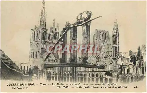 Cartes postales Ypres Les Halles
