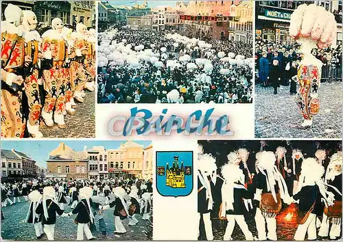Cartes postales moderne Binche carnaval