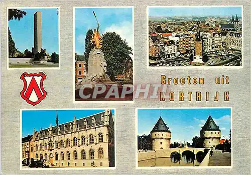 Cartes postales moderne Greeten uit Kortrijk