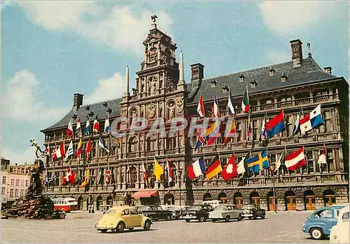 Cartes postales moderne Anvers hotel de ville