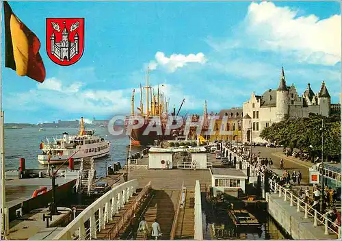 Cartes postales moderne Anvers Flandria avec le steen