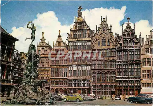 Cartes postales moderne Anvers brabo et les maison corporatives