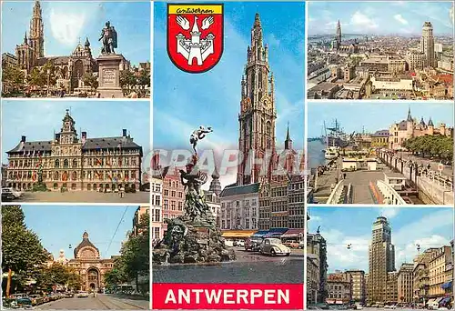 Moderne Karte Antwerpen