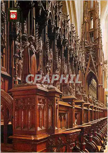 Cartes postales moderne Antwerpen cathedrale N D stalles 19me eeuw