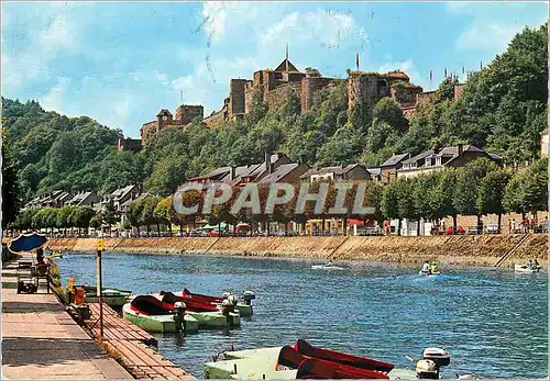 Cartes postales moderne Bouillon la semois et le chateau fort