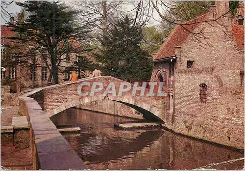 Moderne Karte Brugge pont St Boniface