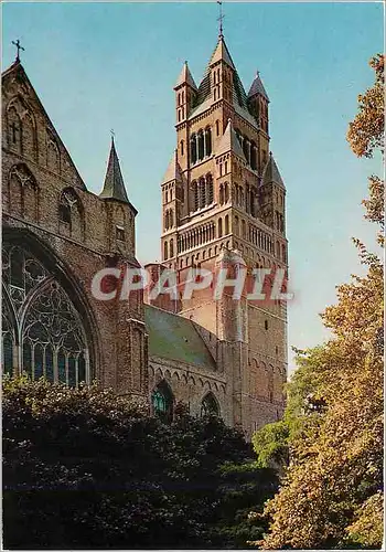 Cartes postales moderne Brugge cathedrale sint sauveur