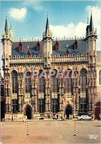 Moderne Karte Brugge la justice de paix l'hotel de ville et basilique du St Sant