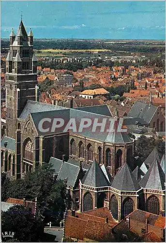 Cartes postales moderne Brugge cathedrale St sauveur