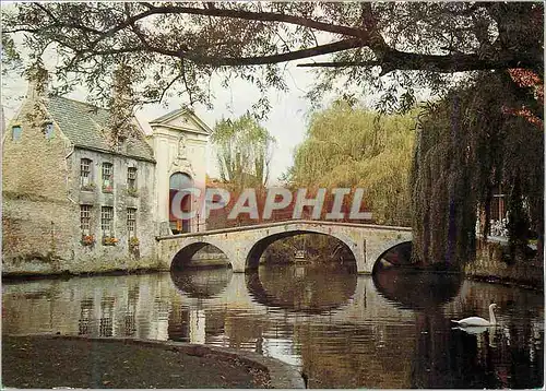 Cartes postales moderne Brugge le pont du beguinage