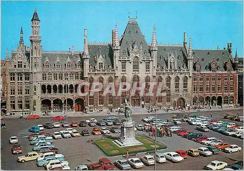 Cartes postales moderne Brugge grand place palais provincial (18e s)