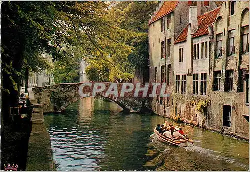 Cartes postales moderne Brugge quai vert