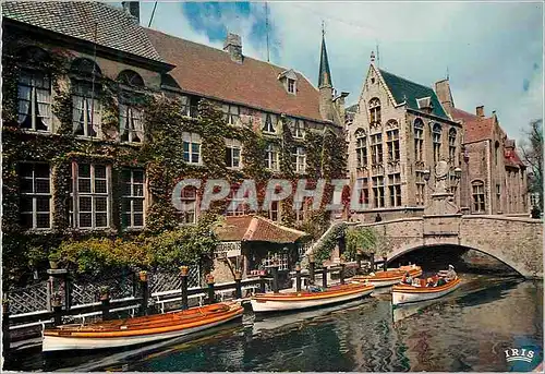 Moderne Karte Brugge djver et pont st jean nepomucenus