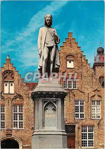 Cartes postales moderne Brugge monument hans memling