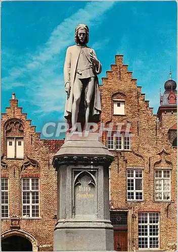 Moderne Karte Brugge monument hans memling