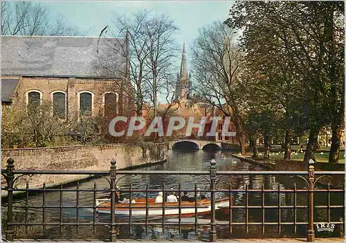 Moderne Karte Brugge pont du beguinage