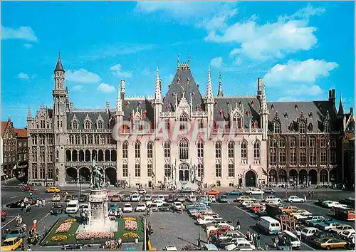 Cartes postales moderne Brugge  grand place palais provincial (18e s)