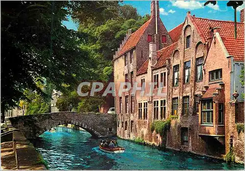 Cartes postales moderne Brugge quai vert