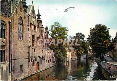 Cartes postales moderne Brugge quai vert et palais du franc