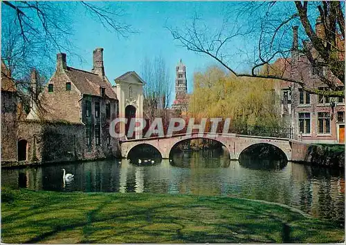 Cartes postales moderne Brugge entree du beguinage princier