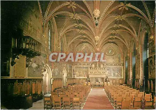 Cartes postales moderne Brugge hotel de ville salle gothique